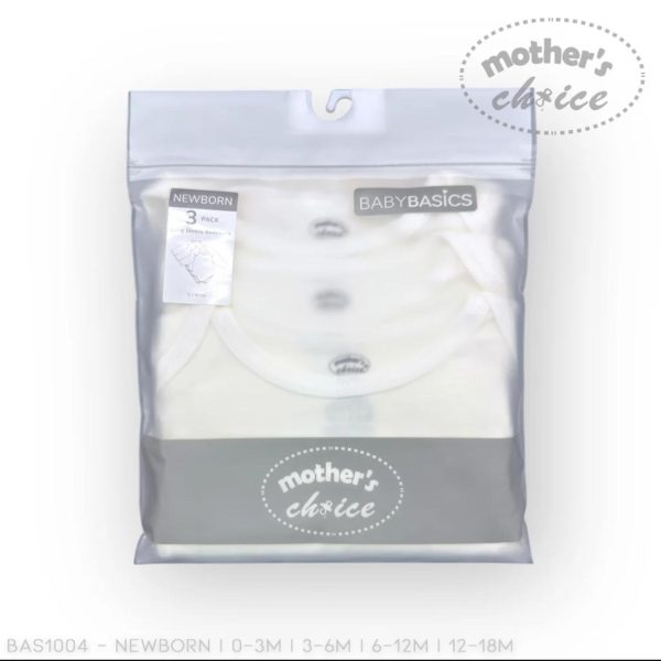 Mother's Choice Baby 3 Pack Bodysuit Set
