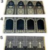 Non slip padded 2.8m Musallah