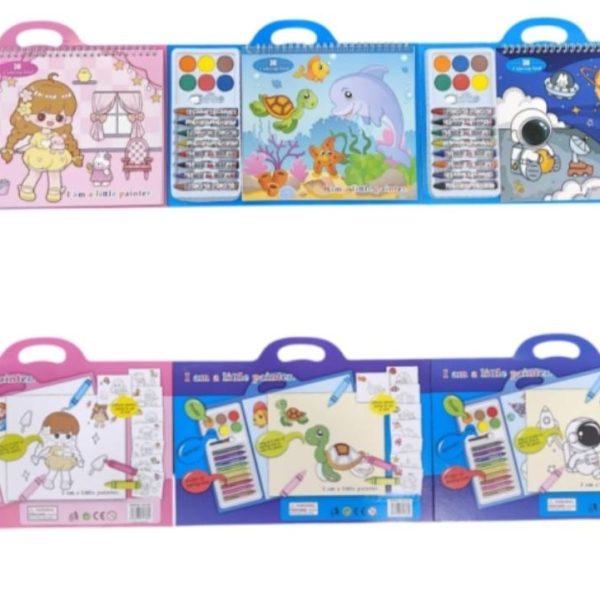 3D Colouring Book Set