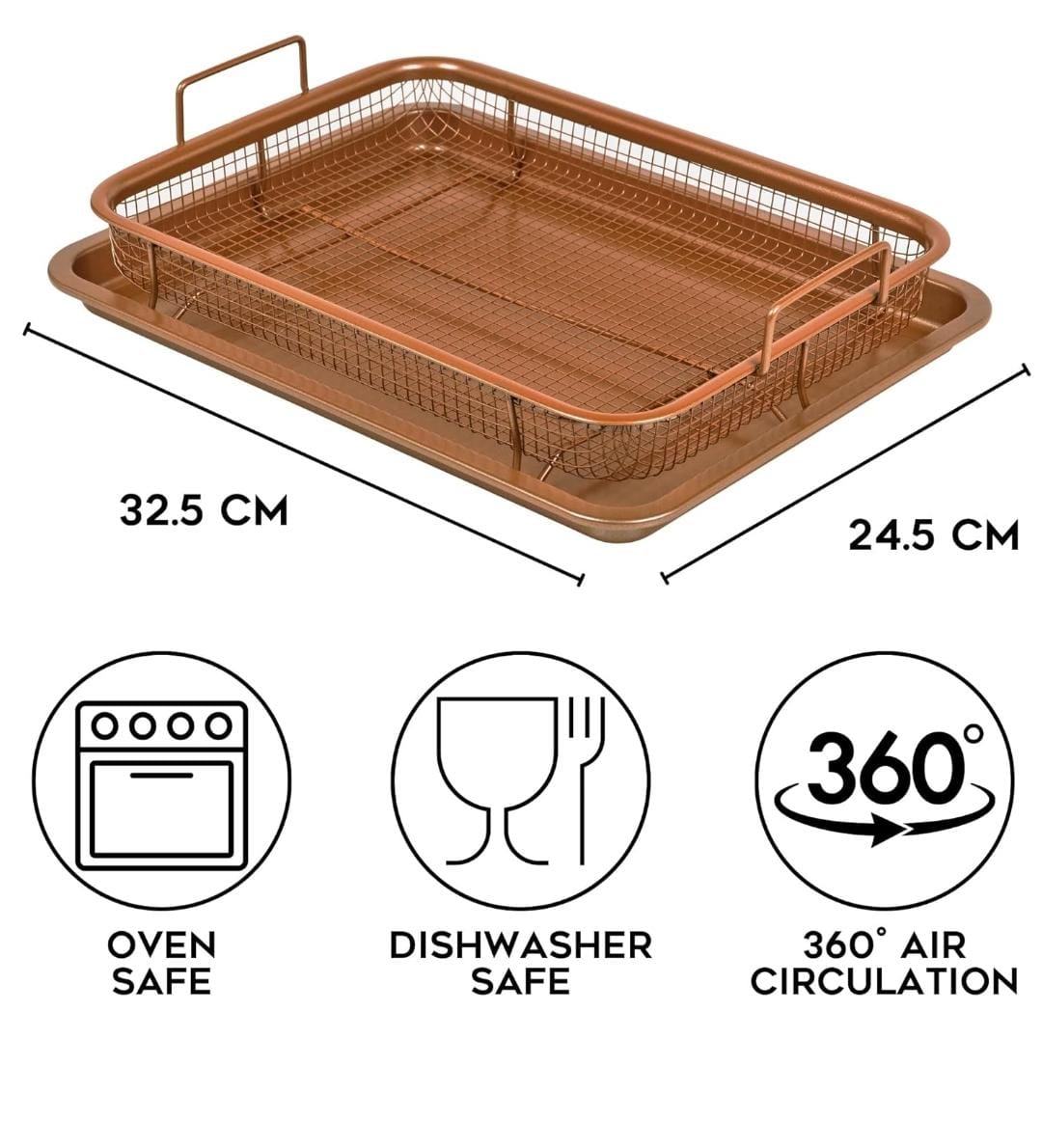 Rectangle Copper Crisper - Image 4