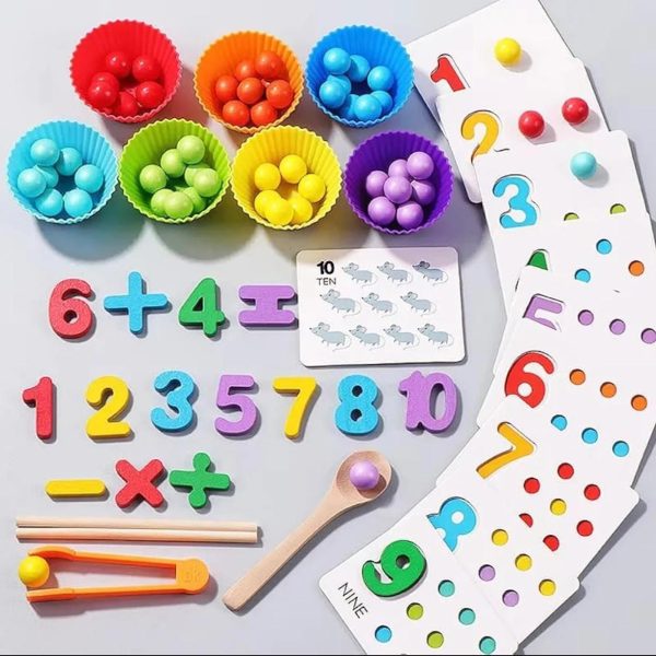 Alternative view of Number Cognitive Operation Bead Matching Game