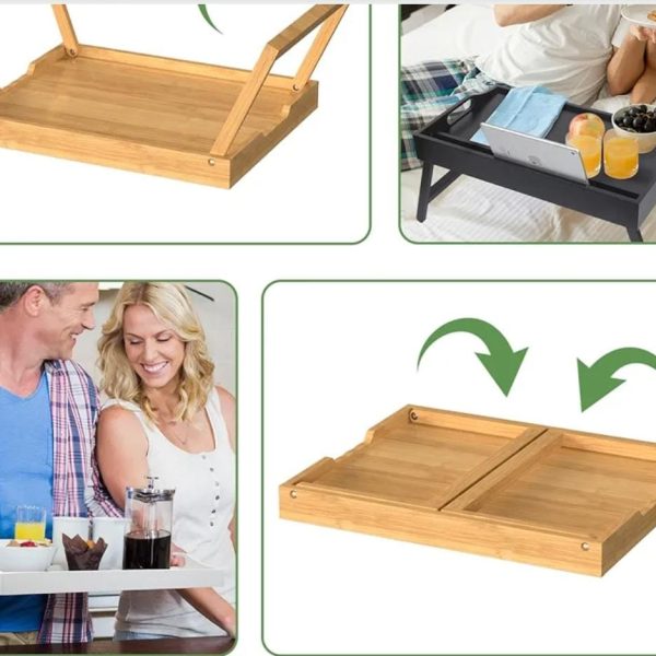 Bamboo Bed Tray Table