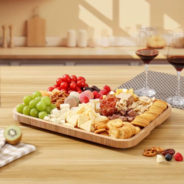 Alternative view of Rectangular Acrylic Party Platter