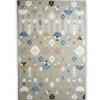 Floral Light Blue and Beige