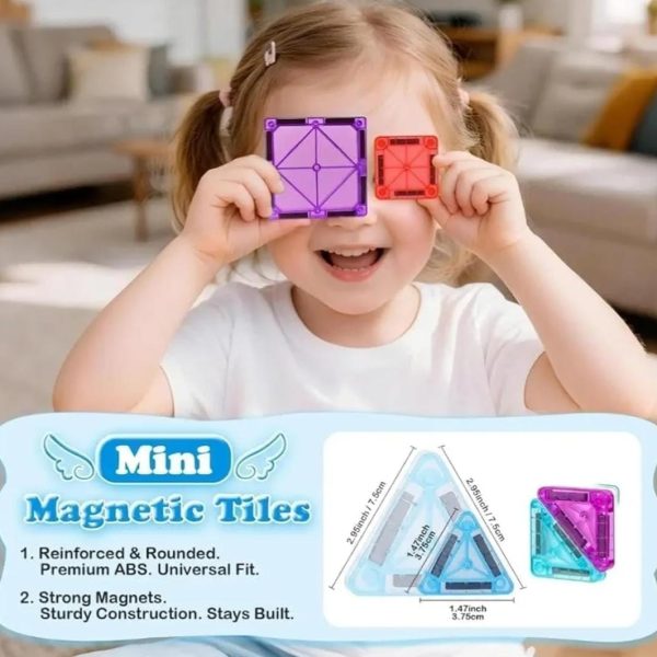 Alternative view of Mini Magnetic Tiles Travel Set 26pcs