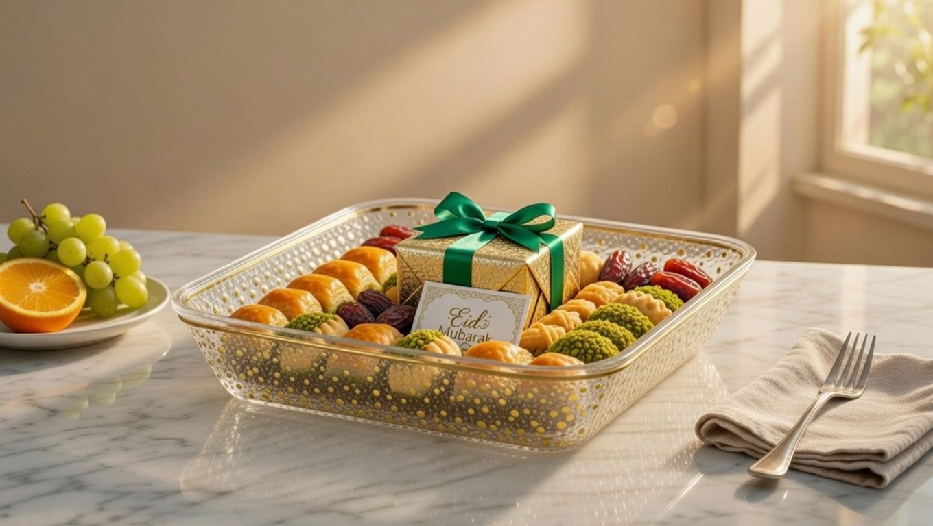 Luxurious Plastic Serving Box with Lid - Image 3