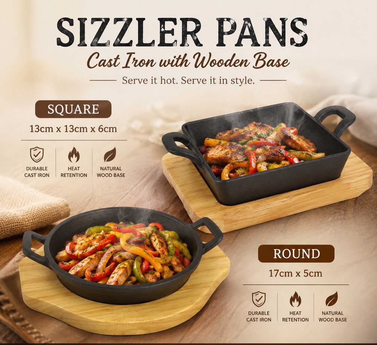 Sizzler Pans