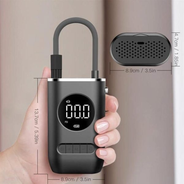 Alternative view of Mini Cordless Digital Air Pump