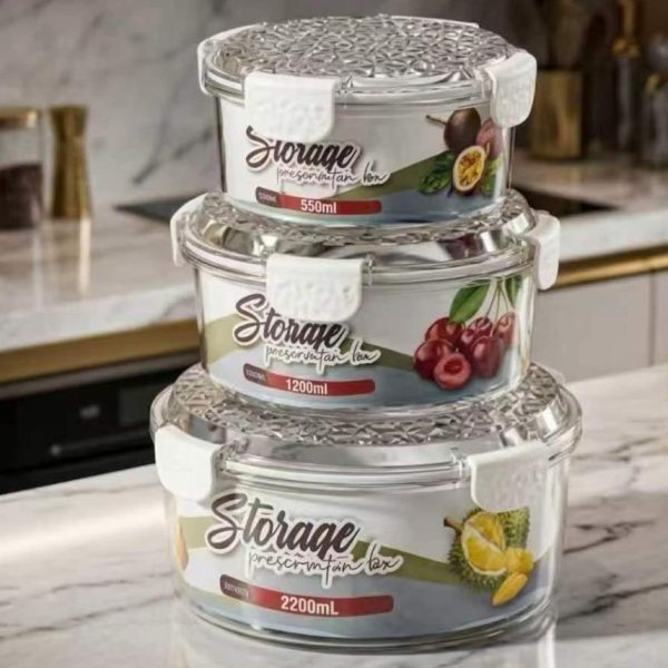 3 Piece Food Storage Container