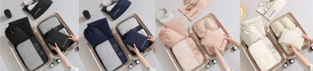 7pc Travel Organiser
