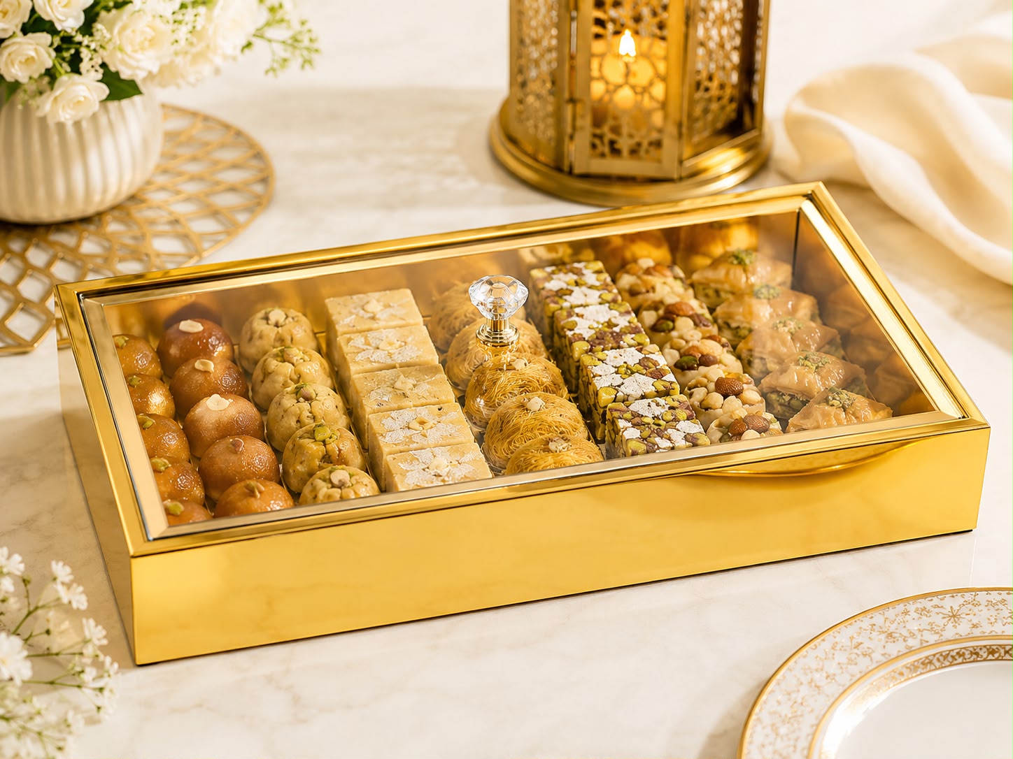 Gold Rectangle Box - Image 3