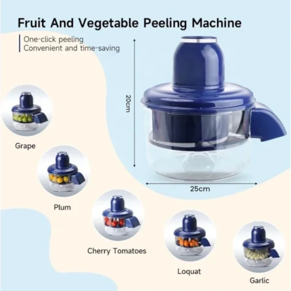 Alternative view of Automatic Fruit and vegetable peeler Rechargeble