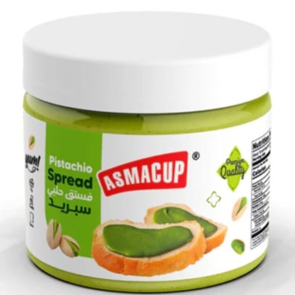 Alternative view of Asmacup Pistachio spread