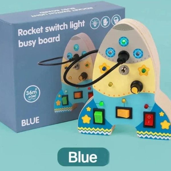 Rocket Switch Light Busy Board