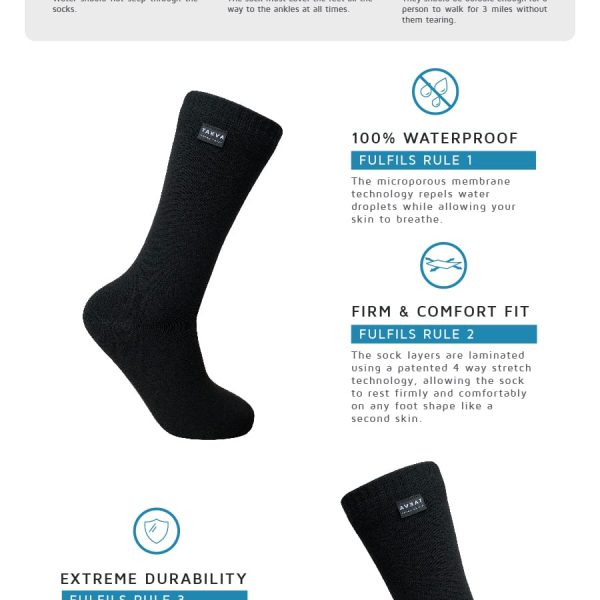 Alternative view of Takva Ultra Thin Wudhu Socks