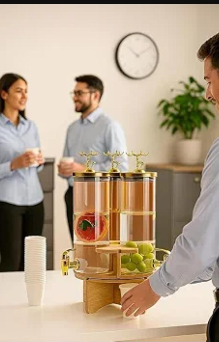 Rotating Glass Beverage Dispenser 1.85 litre - Image 3