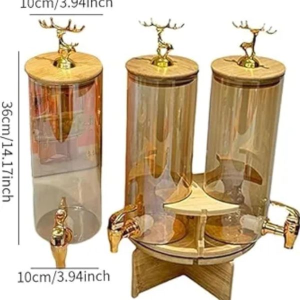 Alternative view of Rotating Glass Beverage Dispenser 1.85 litre