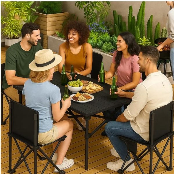 Egg Roll Portable Camping Table