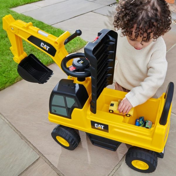 Alternative view of CAT Excavator Push Along Ride On