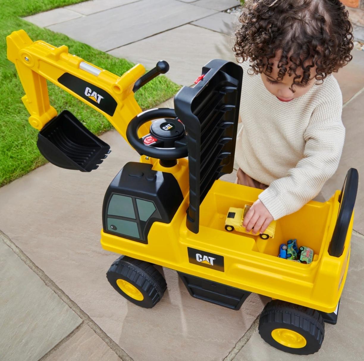 CAT Excavator Push Along Ride On - Image 2