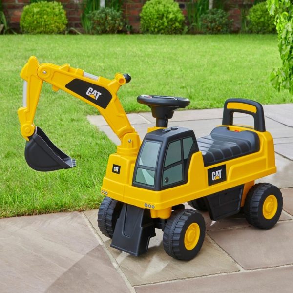 CAT Excavator Push Along Ride On