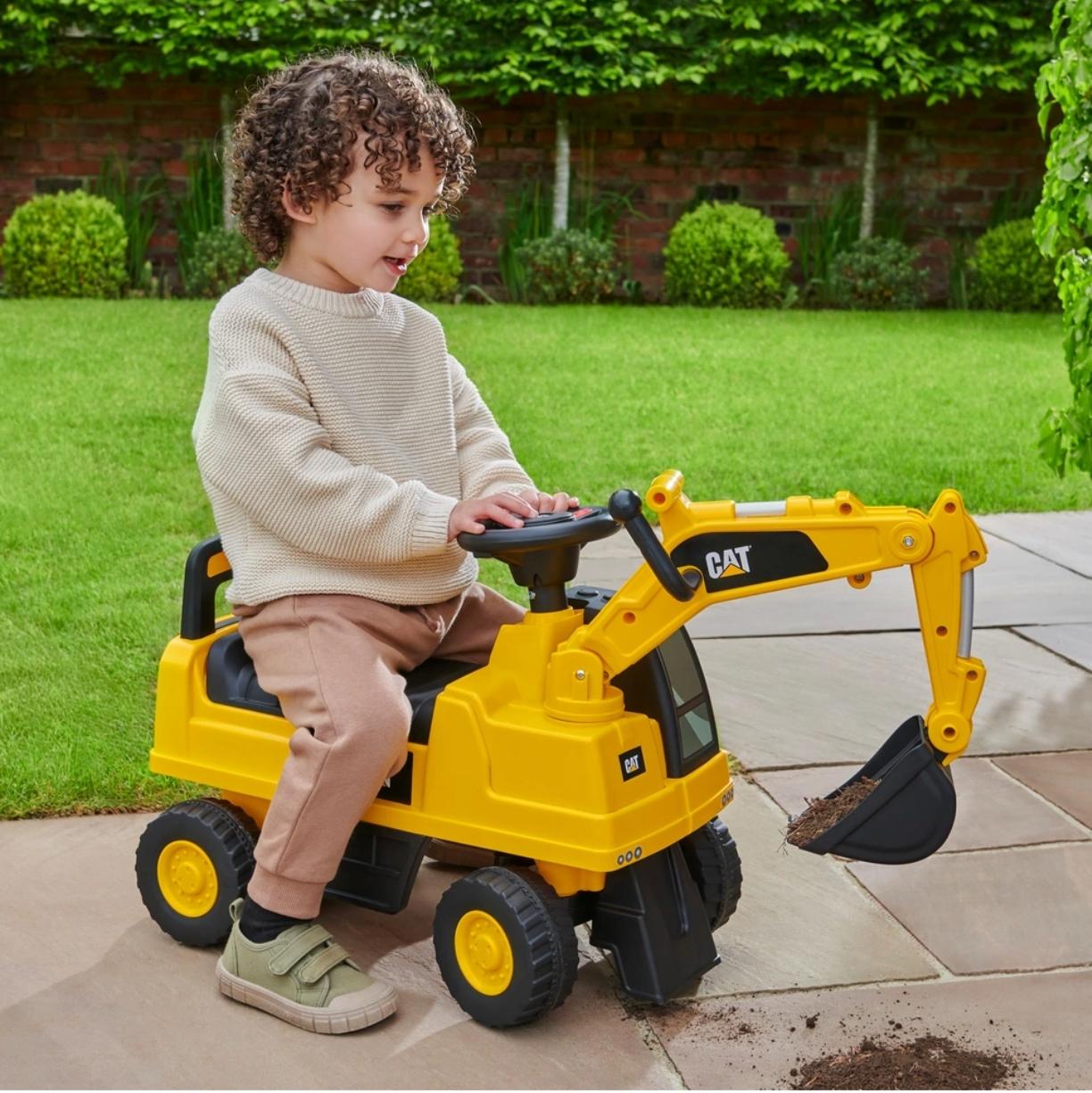 CAT Excavator Push Along Ride On - Image 3