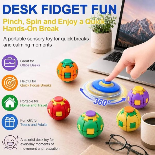 Alternative view of Push and Rotate Fidget Toy