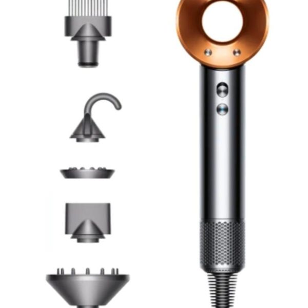 Dyson HD07 Supersonic Hair Dryer (Bright Nickel/Bright Copper)