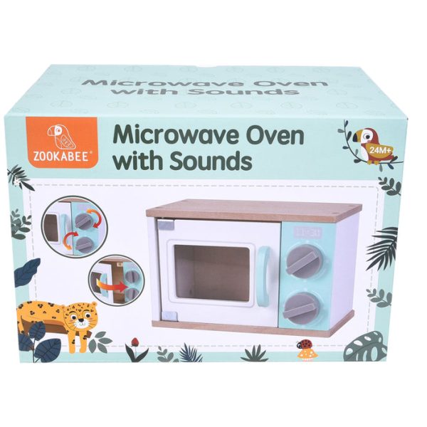 Alternative view of Zookabee Microwave Oven with Sounds