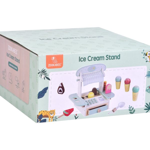 Alternative view of Zookabee Ice Cream Shop Stand with Cash Register & Accessories