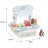Zookabee Ice Cream Shop Stand with Cash Register & Accessories - Image 3