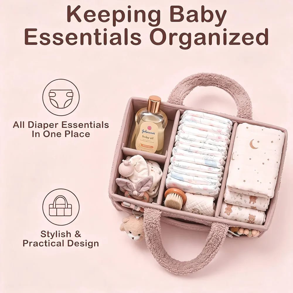 Stylish & Practical Diaper Caddy - Image 4