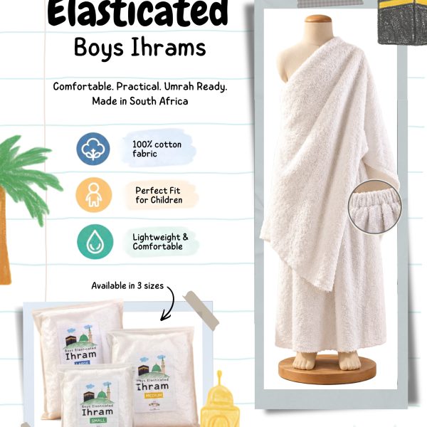 Boys Elasticated Ihraams