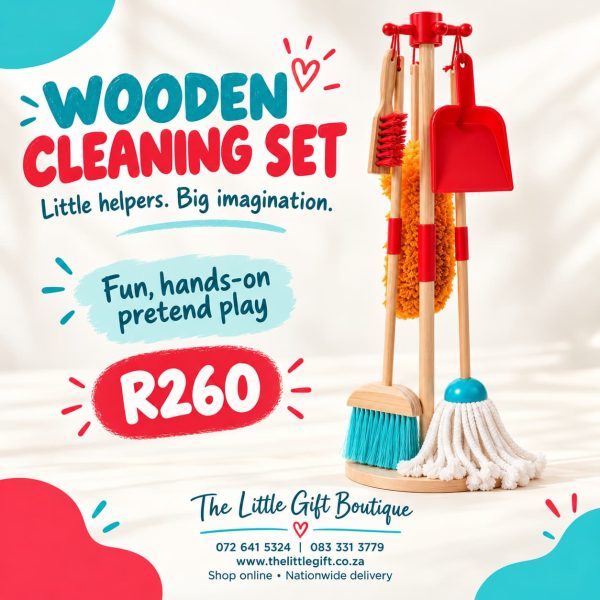 Wooden Cleaning Set