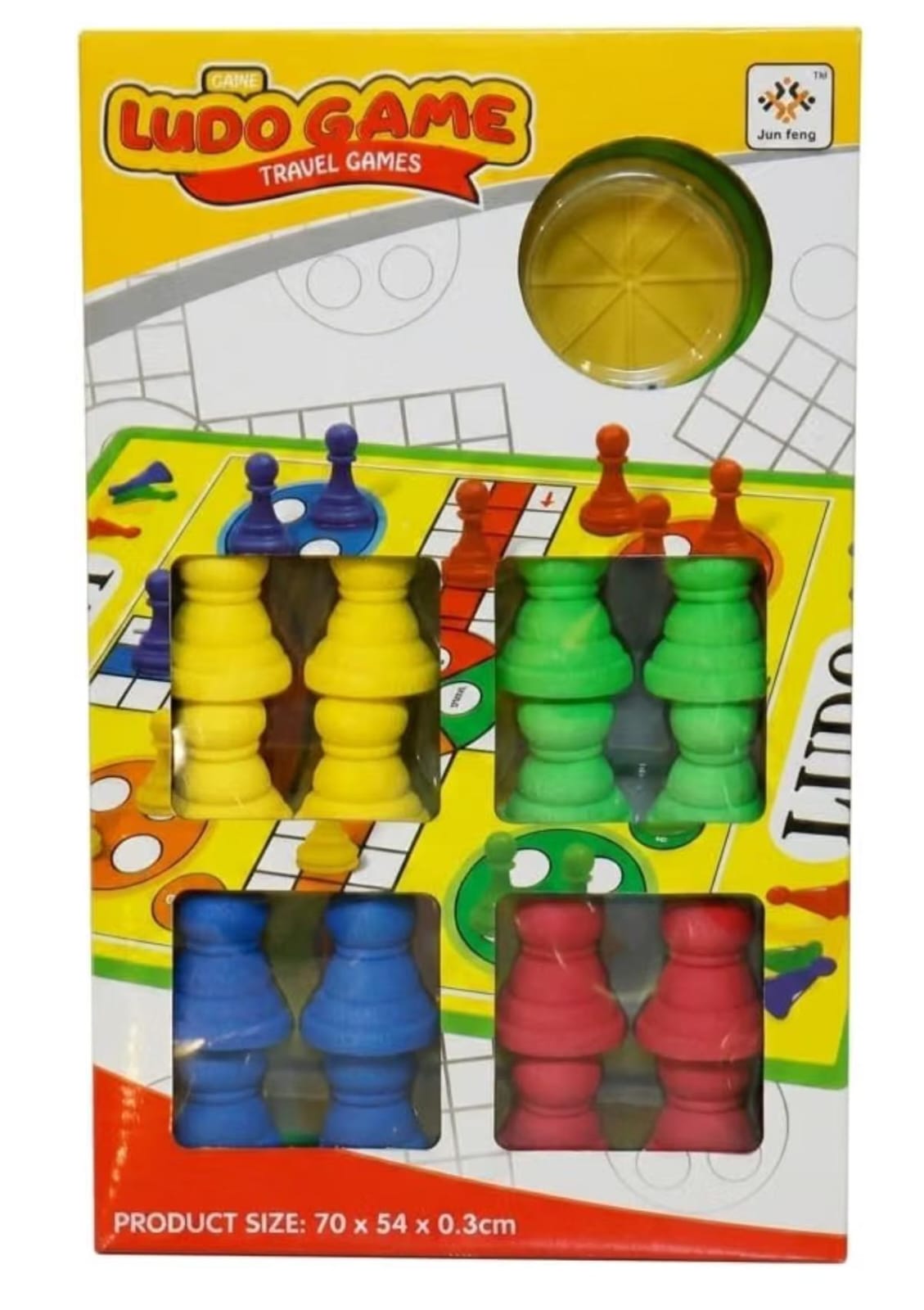 Giant Ludo Game With Light Up Dice Spinner - Image 3