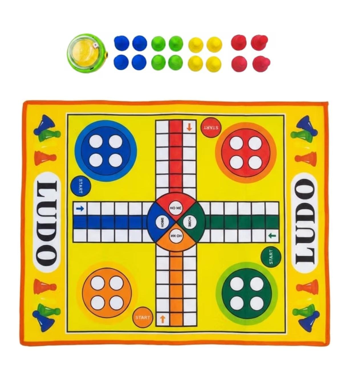 Giant Ludo Game With Light Up Dice Spinner - Image 2