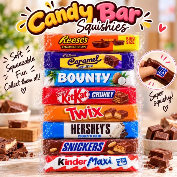 Scented Candy Bar Squishies